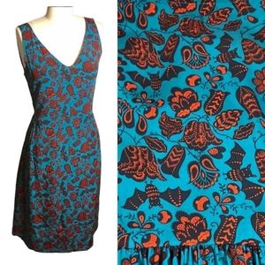 RARE Marc Jacobs Bat Floral Silk Dress